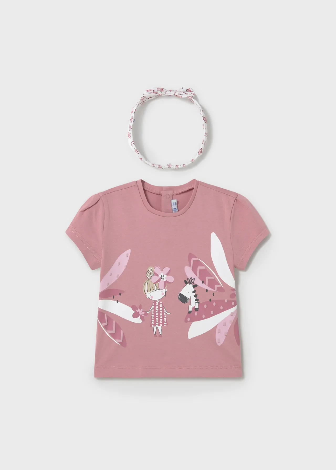 Maglietta con fascia stampata neonata^Mayoral Flash Sale