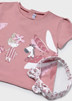 Maglietta con fascia stampata neonata^Mayoral Flash Sale