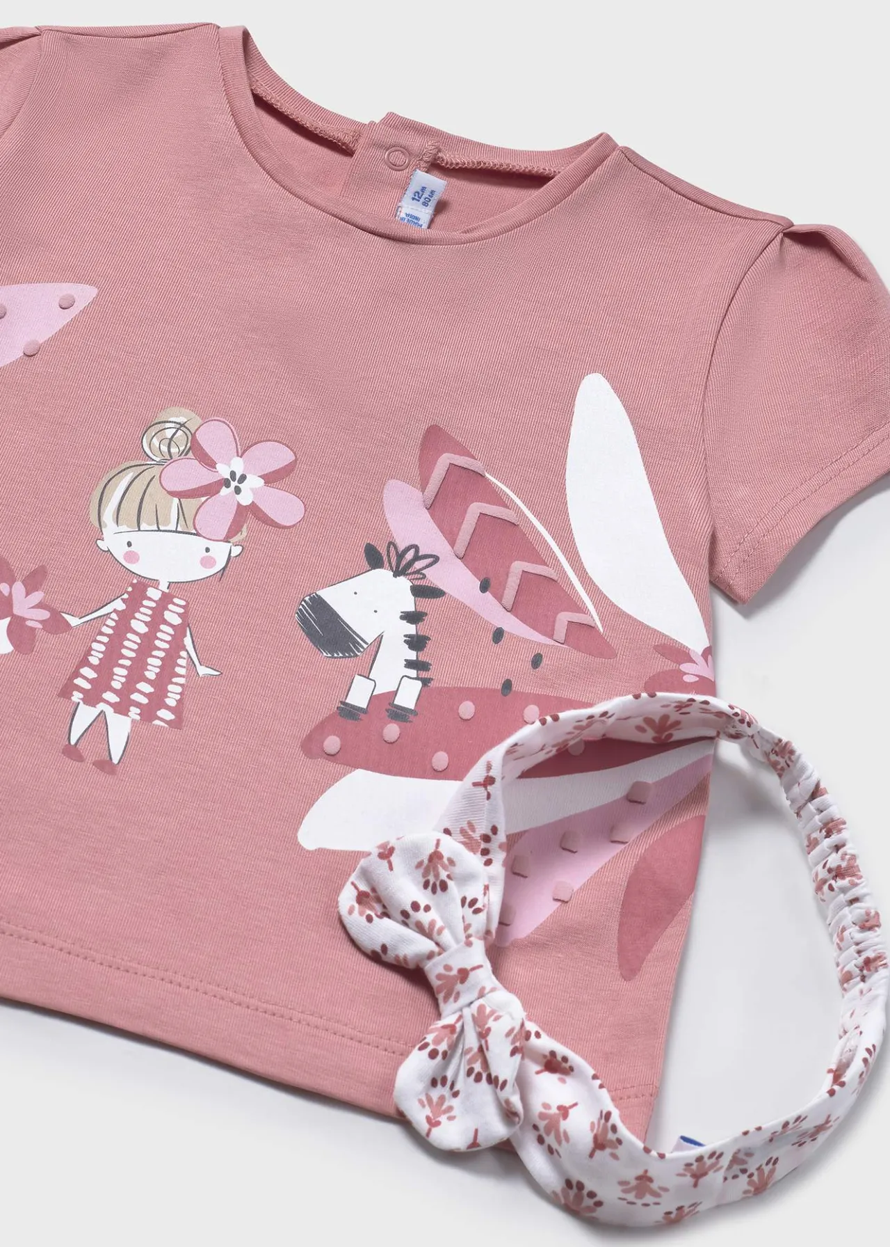 Maglietta con fascia stampata neonata^Mayoral Flash Sale