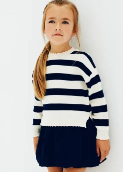 Maglietta cosine righe bambina^Mayoral Shop