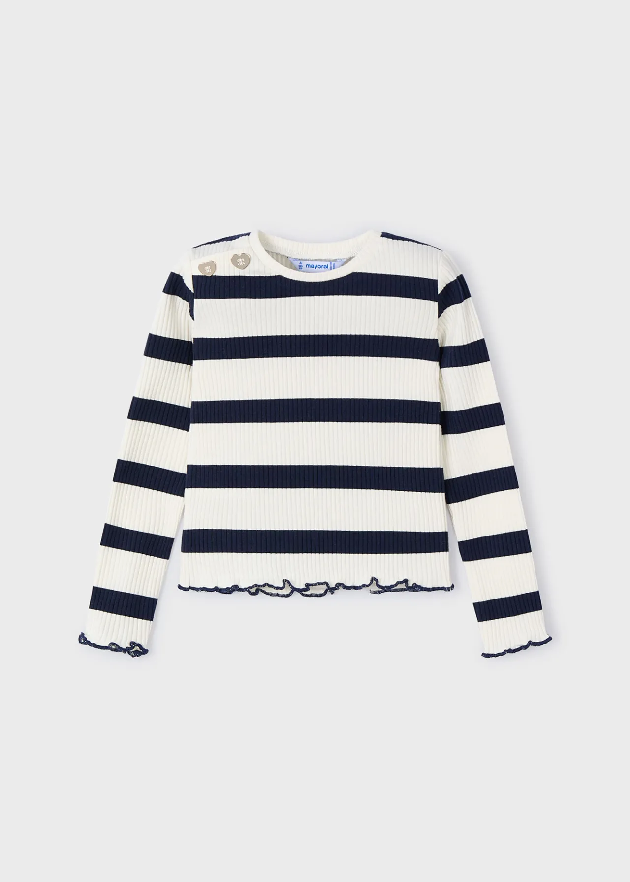 Maglietta cosine righe bambina^Mayoral Shop