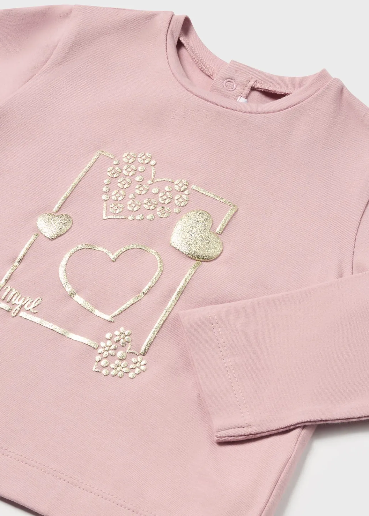 Maglietta cuori neonata^Mayoral Store