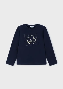 Maglietta fiore bambina^Mayoral Outlet
