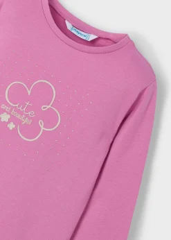 Maglietta fiore bambina^Mayoral Best Sale