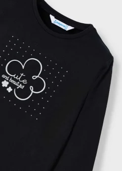 Maglietta fiore bambina^Mayoral Shop