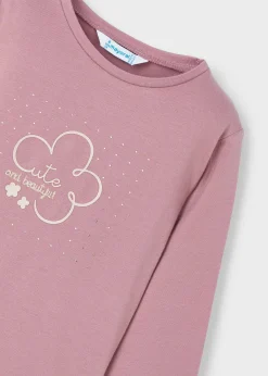 Maglietta fiore bambina^Mayoral Outlet