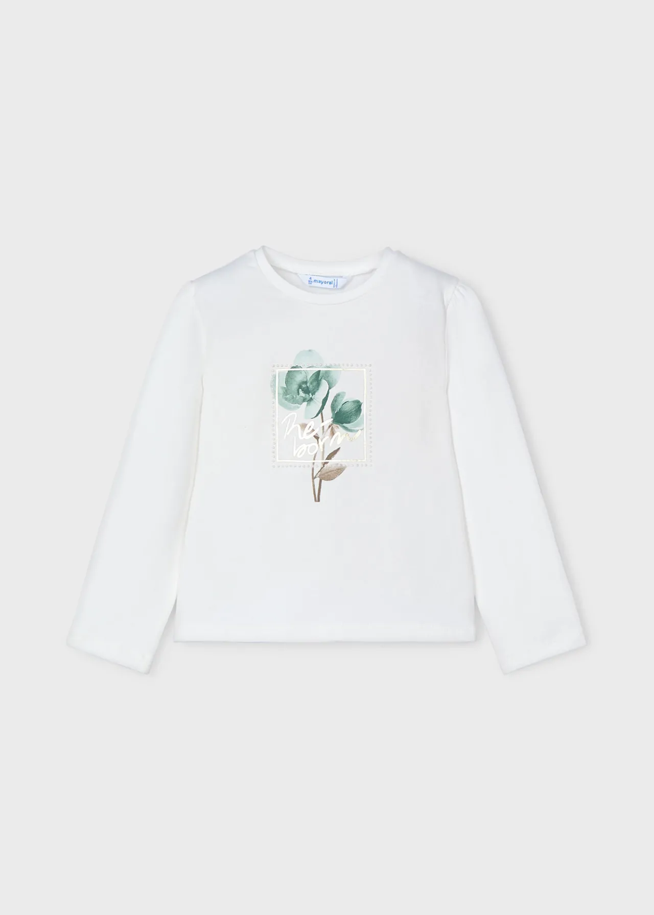 Maglietta fiori bambina^Mayoral New