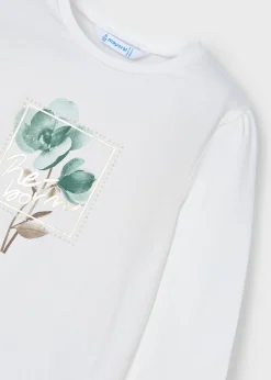 Maglietta fiori bambina^Mayoral New