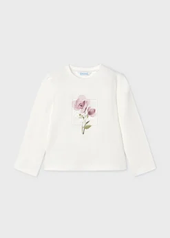 Maglietta fiori bambina^Mayoral Fashion