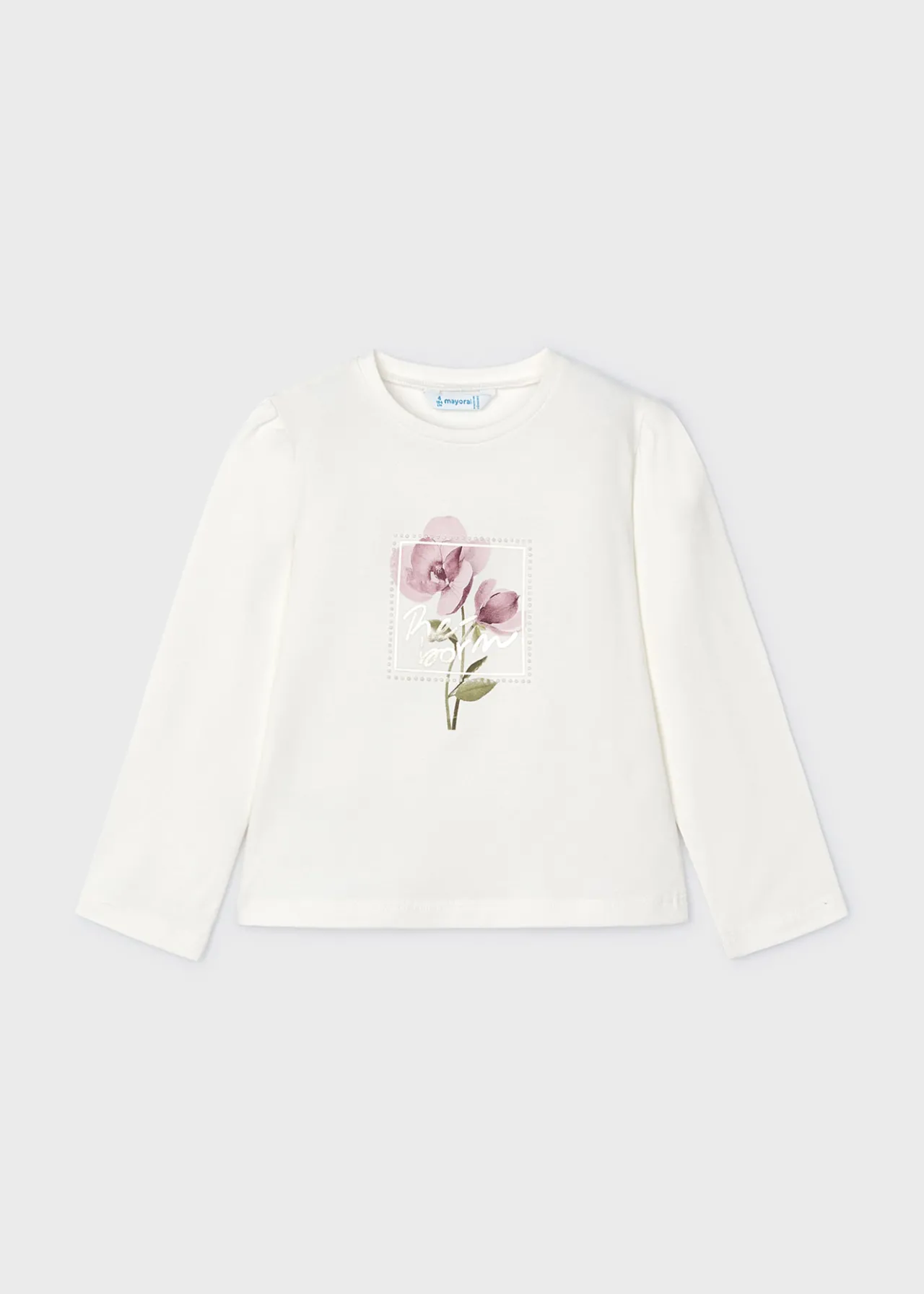 Maglietta fiori bambina^Mayoral Fashion