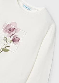 Maglietta fiori bambina^Mayoral Fashion