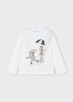 Maglietta grafica bambina^Mayoral Flash Sale