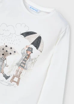 Maglietta grafica bambina^Mayoral Flash Sale