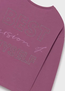 Maglietta grafica spalla scivolata ragazza^Mayoral Flash Sale