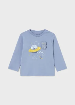 Maglietta interattiva spazio neonato^Mayoral Fashion