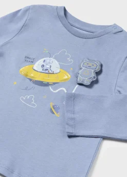 Maglietta interattiva spazio neonato^Mayoral Fashion
