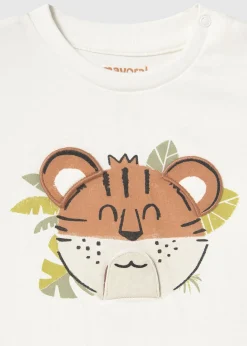 Maglietta interattiva tigre neonato^Mayoral Shop