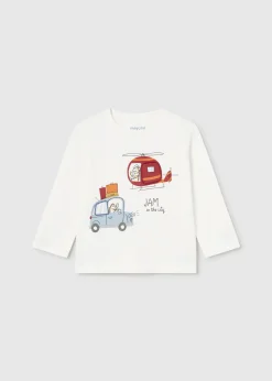 Maglietta interattiva trasporti neonato^Mayoral Shop