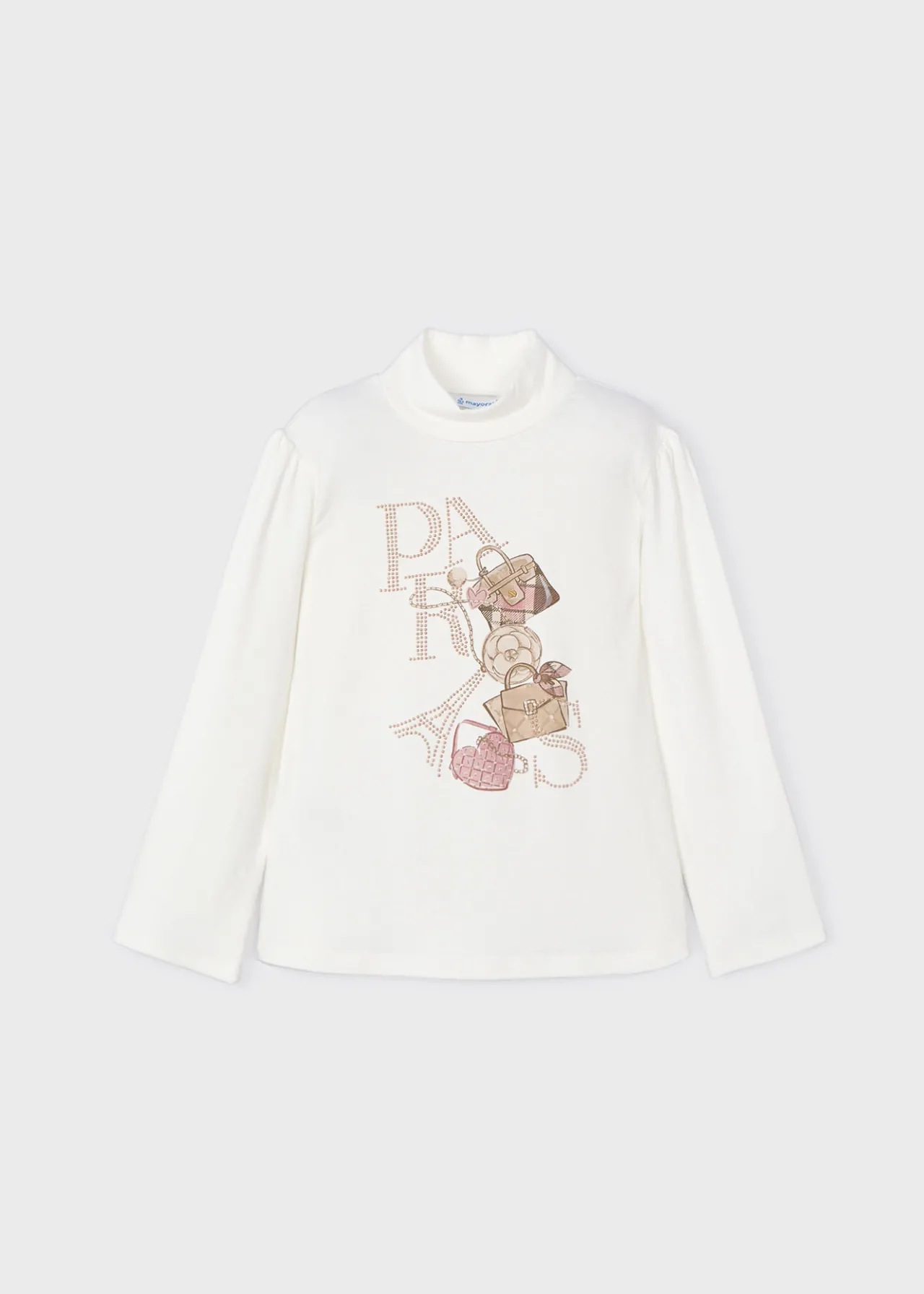 Maglietta lupetto borse bambina^Mayoral New