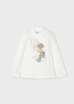 Maglietta lupetto borse bambina^Mayoral Flash Sale
