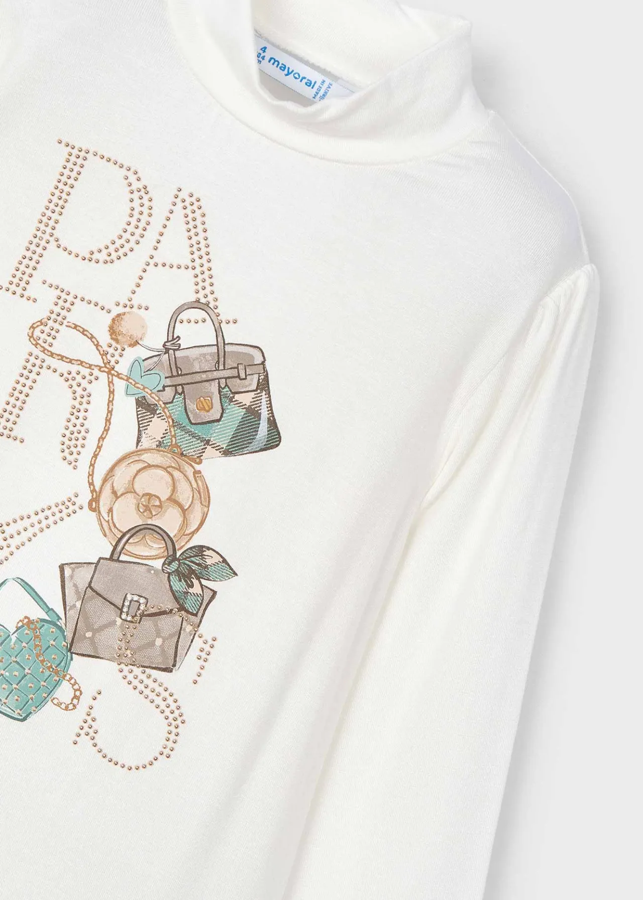 Maglietta lupetto borse bambina^Mayoral Flash Sale