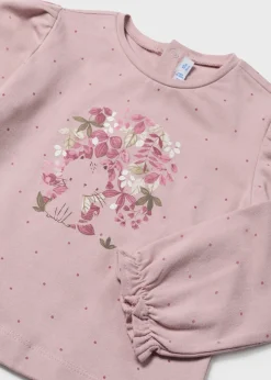 Maglietta pois stampata neonata^Mayoral Shop
