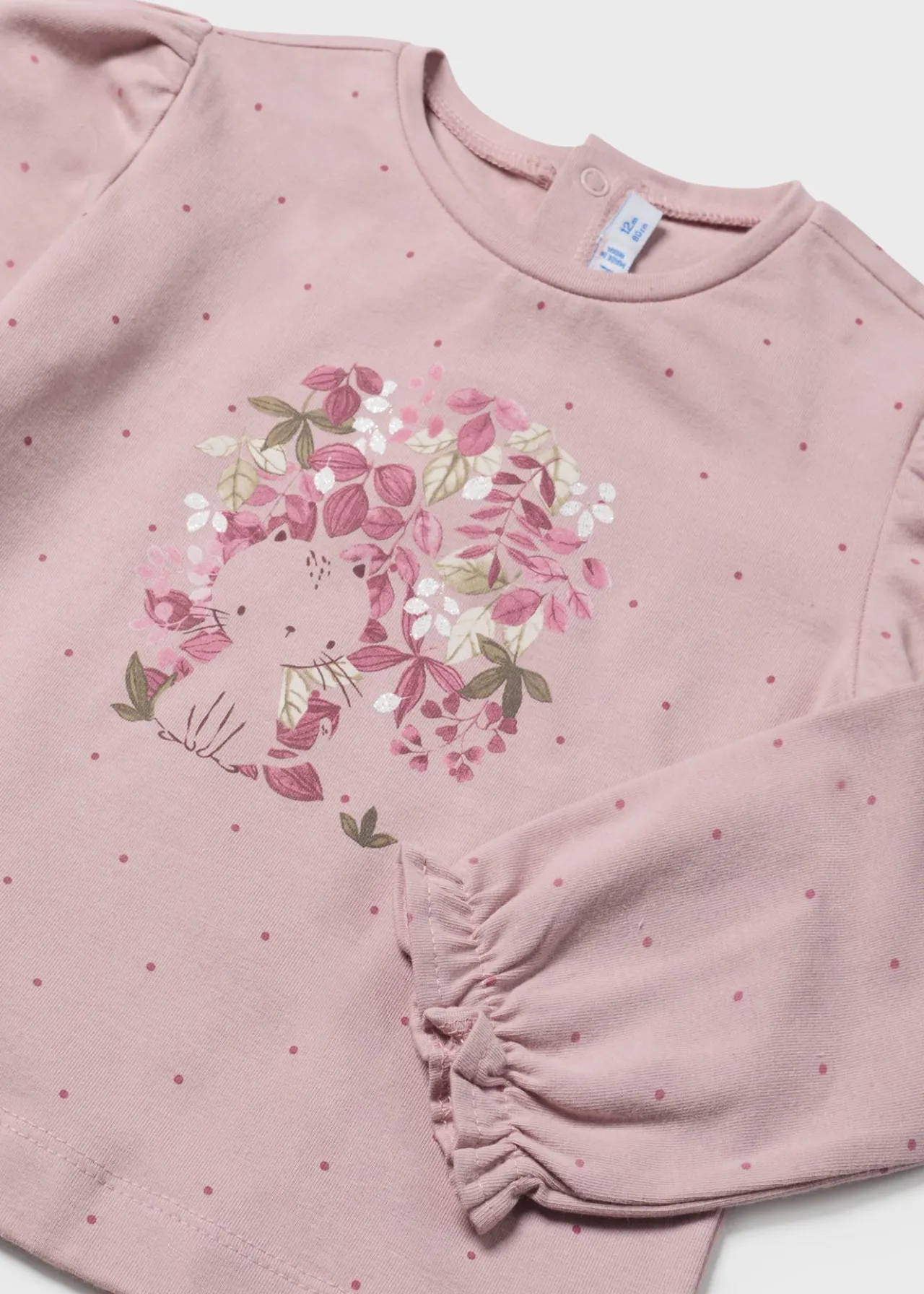 Maglietta pois stampata neonata^Mayoral Shop