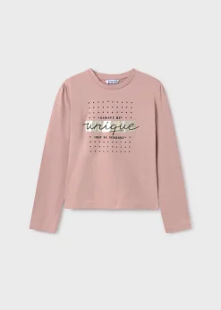 Maglietta scritta ragazza^Mayoral Outlet