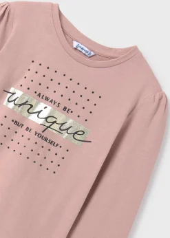 Maglietta scritta ragazza^Mayoral Outlet