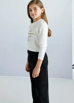 Maglietta scritta ragazza^Mayoral Shop