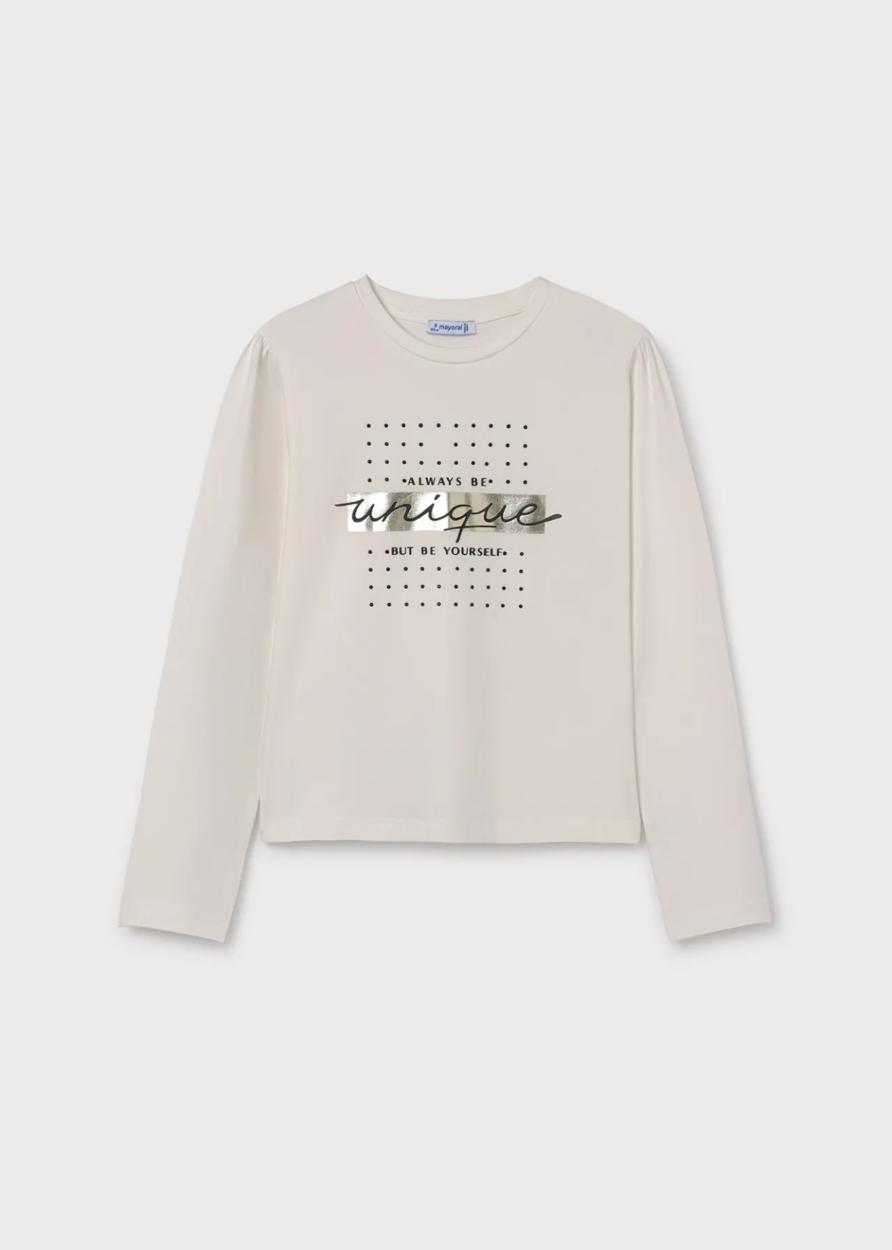 Maglietta scritta ragazza^Mayoral Shop