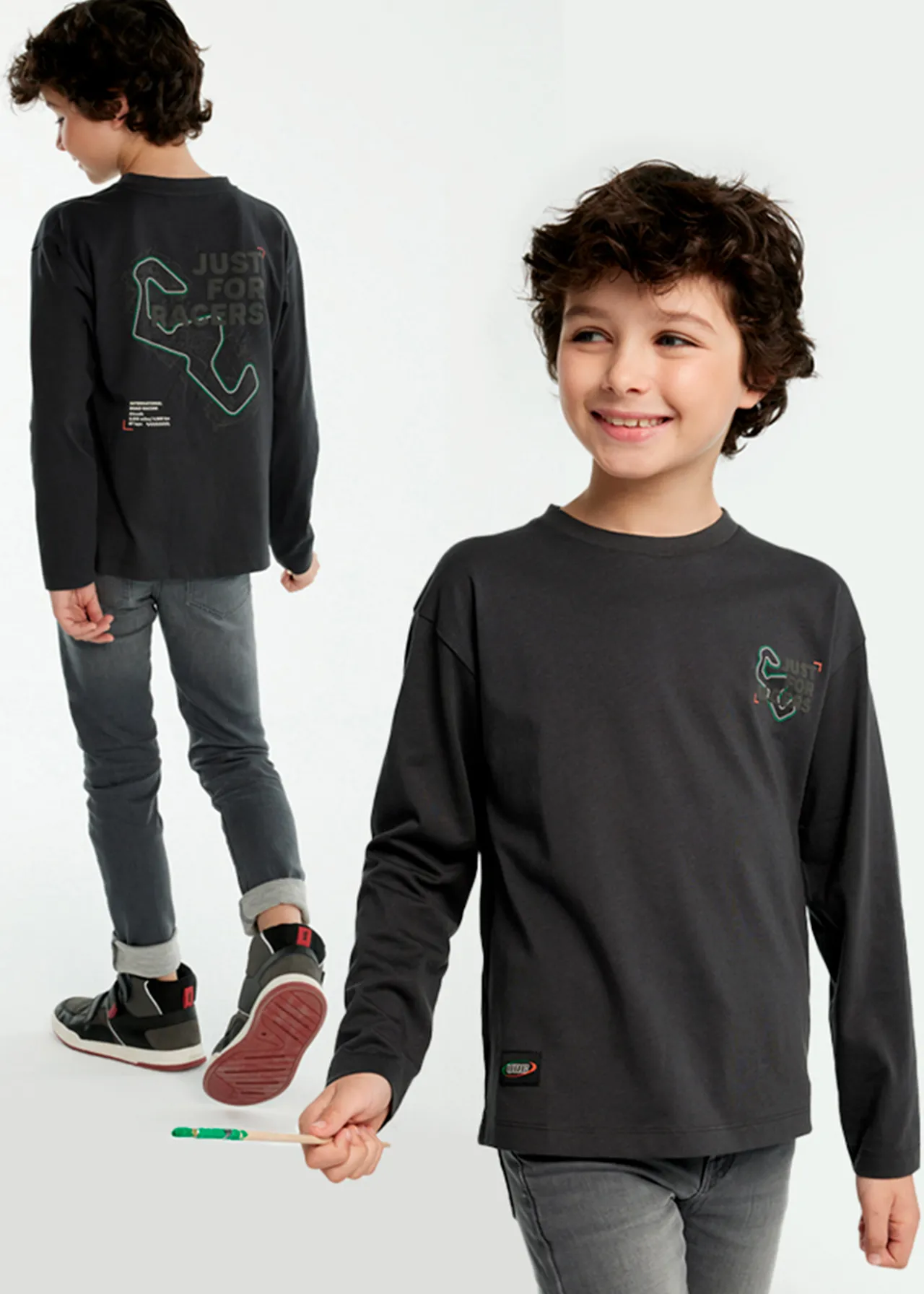 Maglietta stampata schiena circuito ragazzo^Mayoral Store