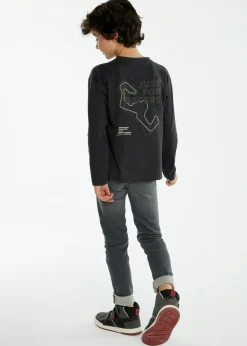 Maglietta stampata schiena circuito ragazzo^Mayoral Store