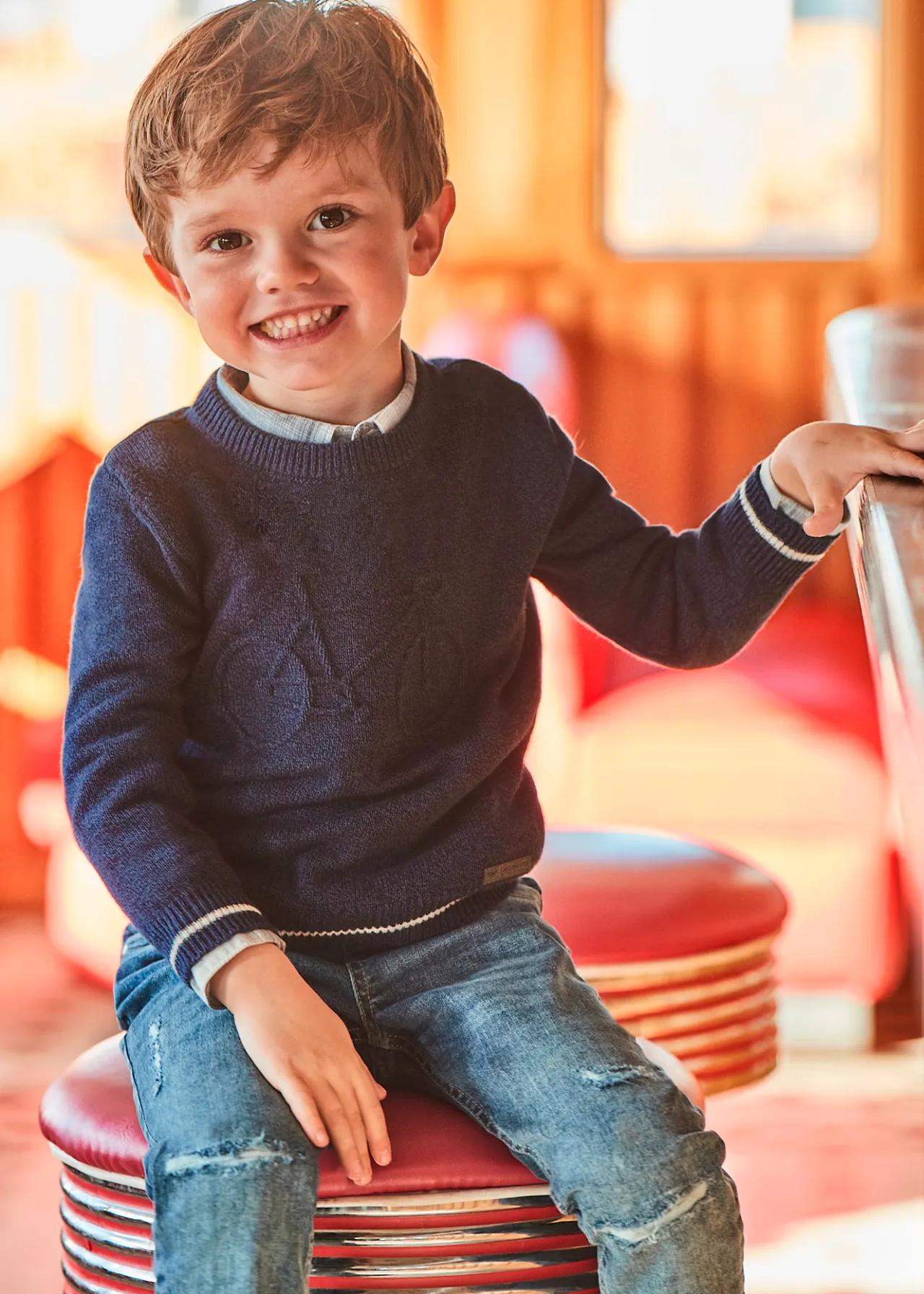 Maglione bicicletta rilievo bambino^Mayoral Shop