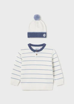 Maglione cappello righe neonato^Mayoral Best Sale