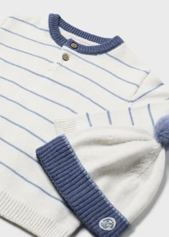 Maglione cappello righe neonato^Mayoral Best Sale