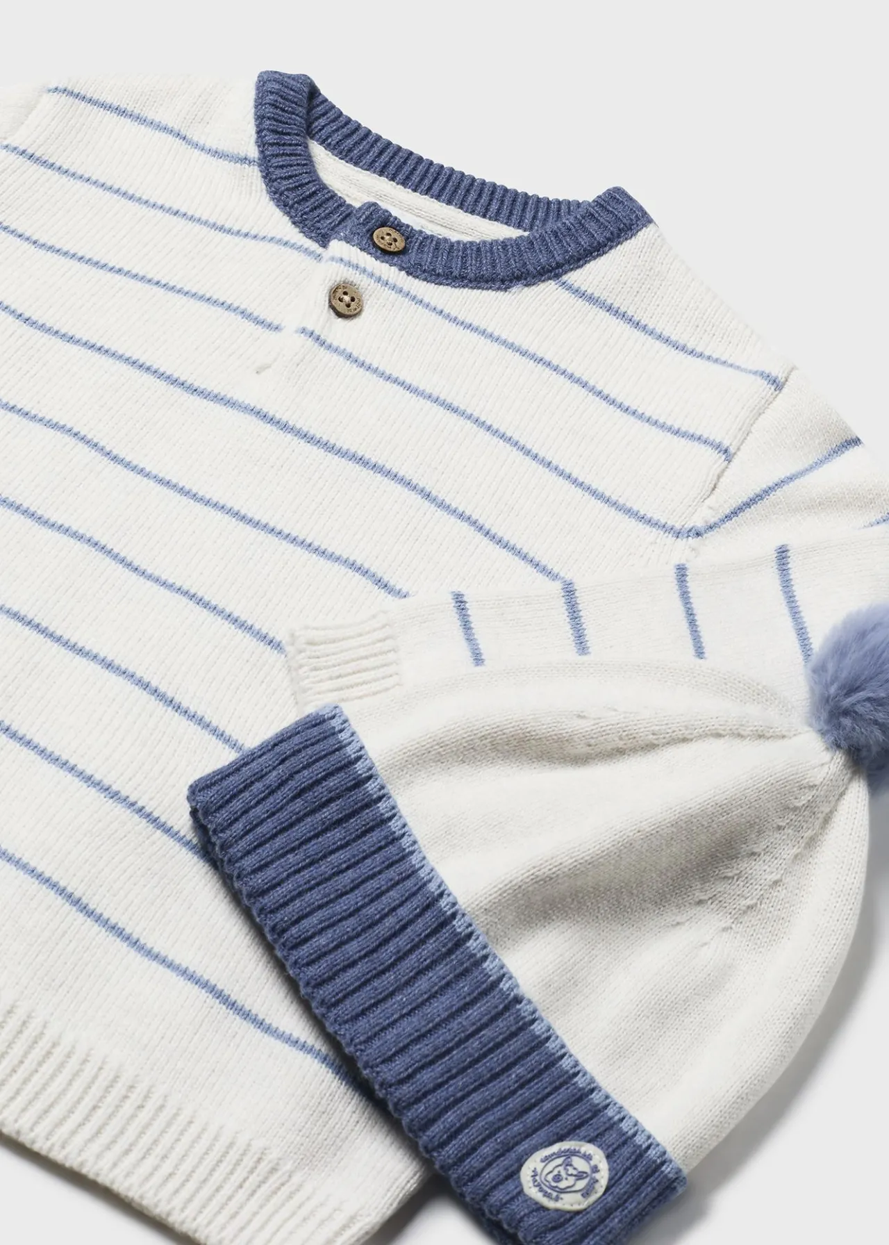 Maglione cappello righe neonato^Mayoral Best Sale