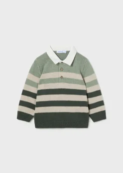 Maglione colletto polo neonato^Mayoral Fashion