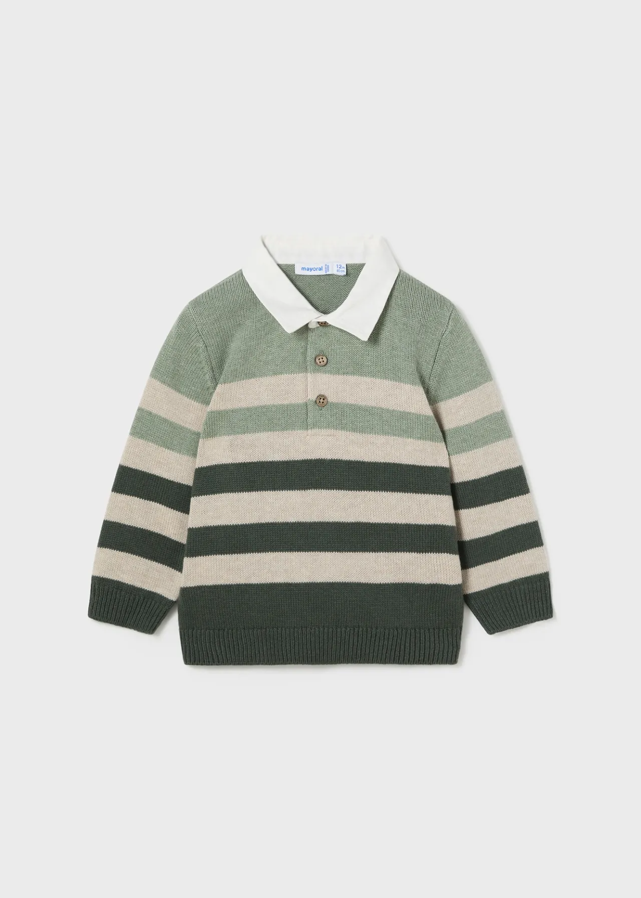 Maglione colletto polo neonato^Mayoral Fashion