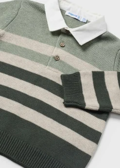 Maglione colletto polo neonato^Mayoral Fashion