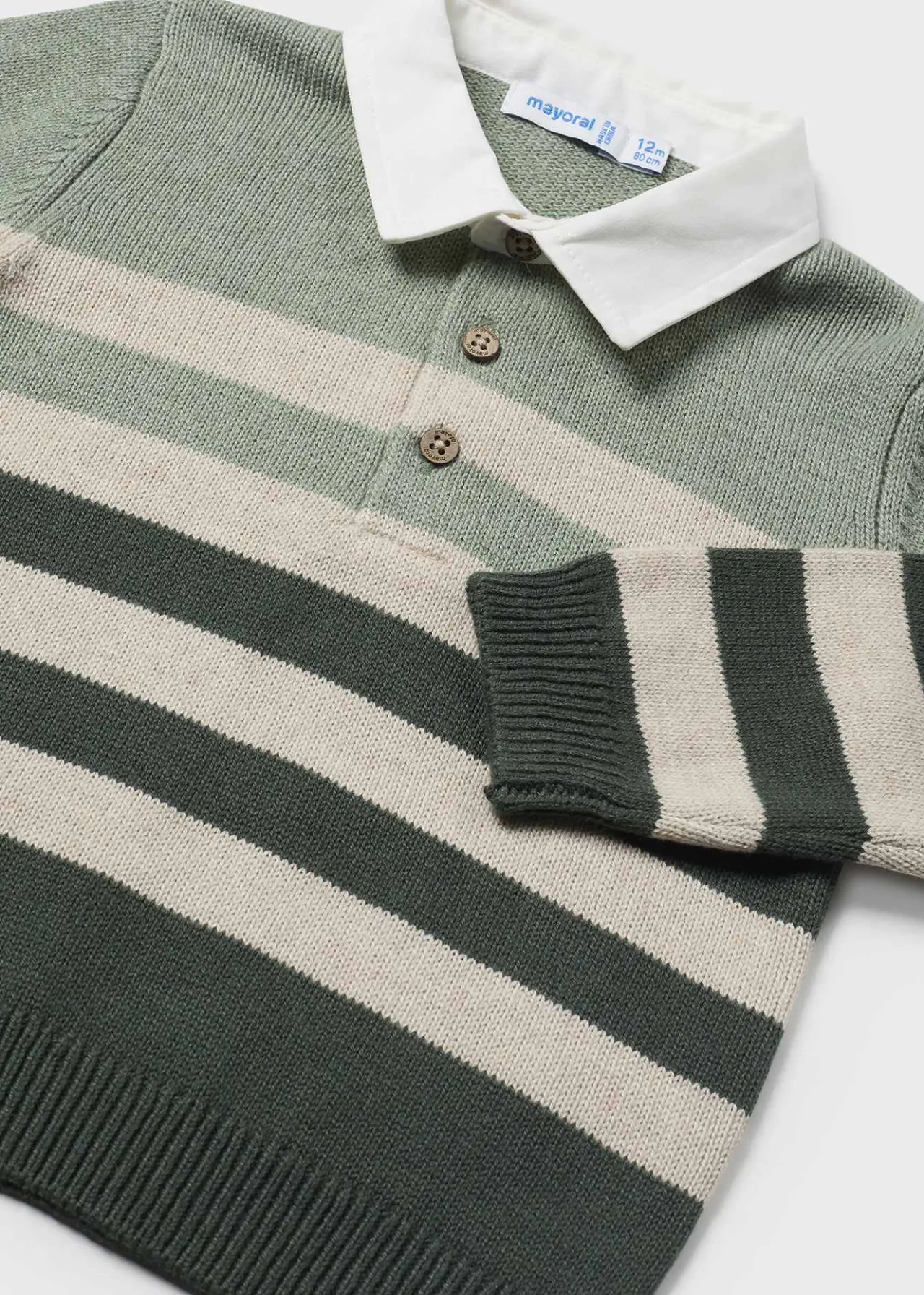 Maglione colletto polo neonato^Mayoral Fashion