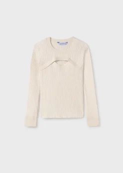 Maglione costine apertura ragazza^Mayoral Cheap