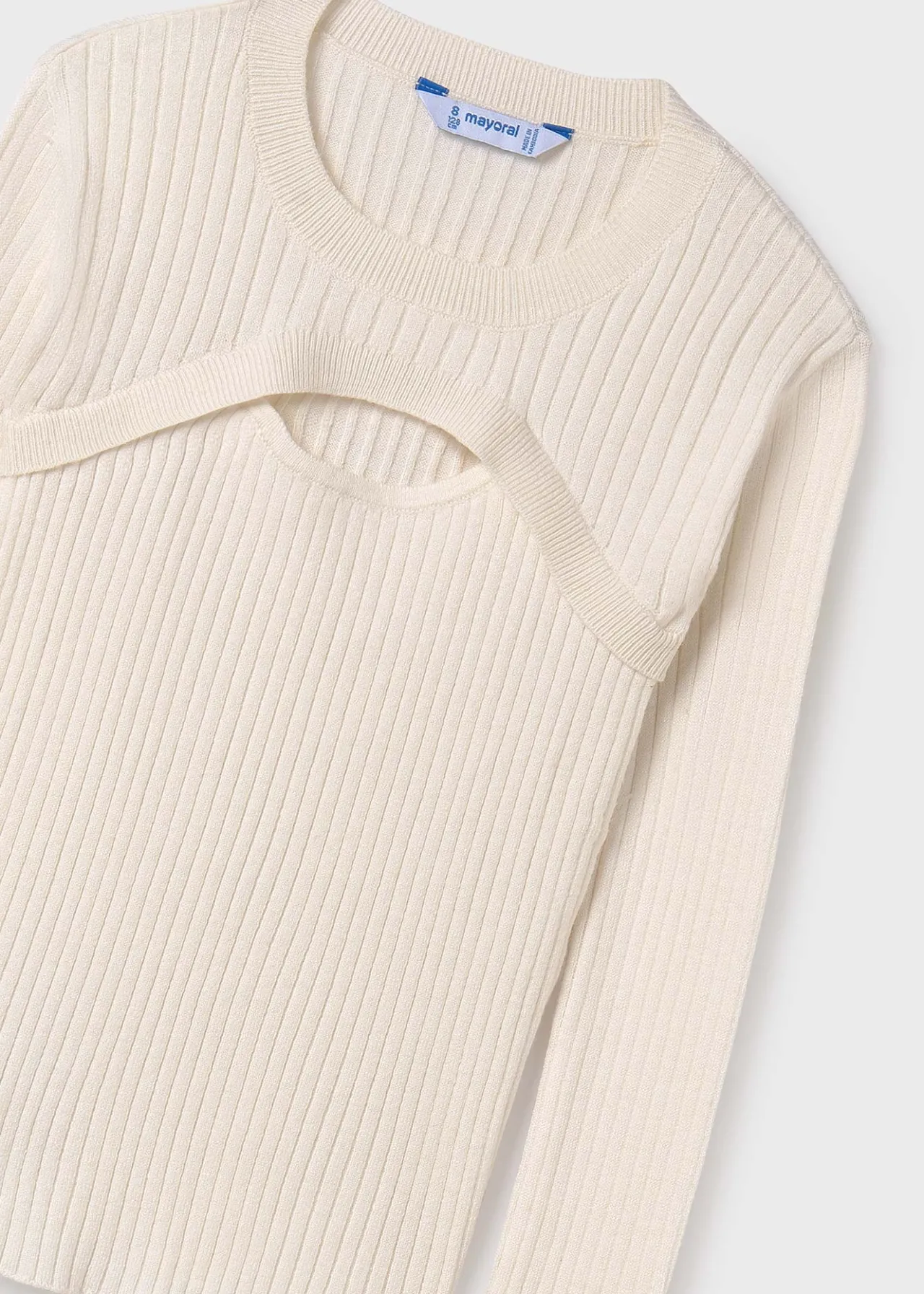 Maglione costine apertura ragazza^Mayoral Cheap