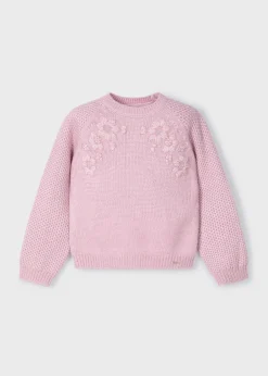 Maglione fiori ricamati bambina^Mayoral Cheap