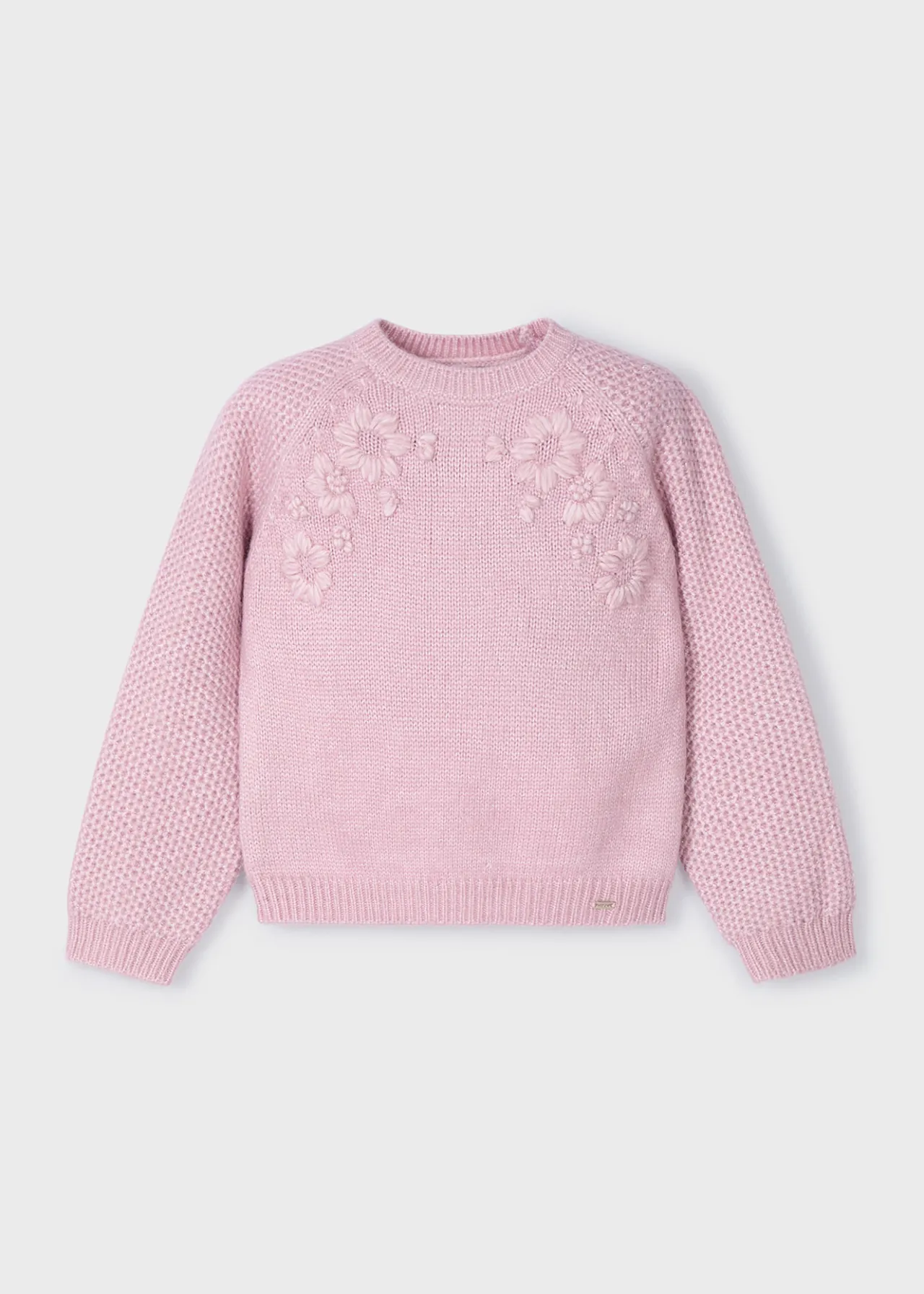Maglione fiori ricamati bambina^Mayoral Cheap