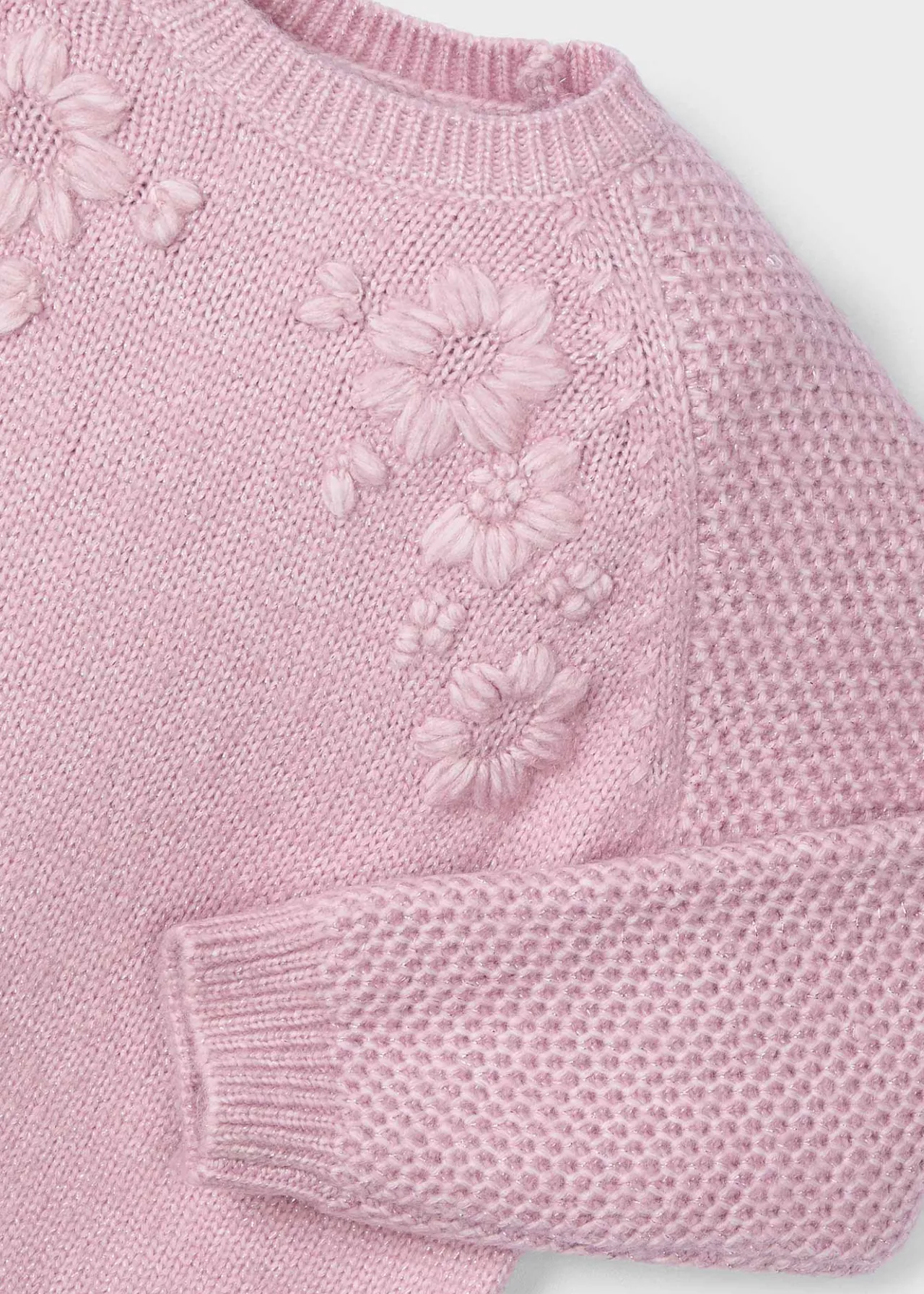 Maglione fiori ricamati bambina^Mayoral Cheap