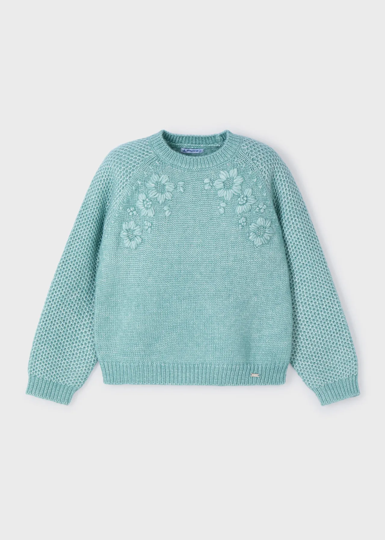 Maglione fiori ricamati bambina^Mayoral Cheap