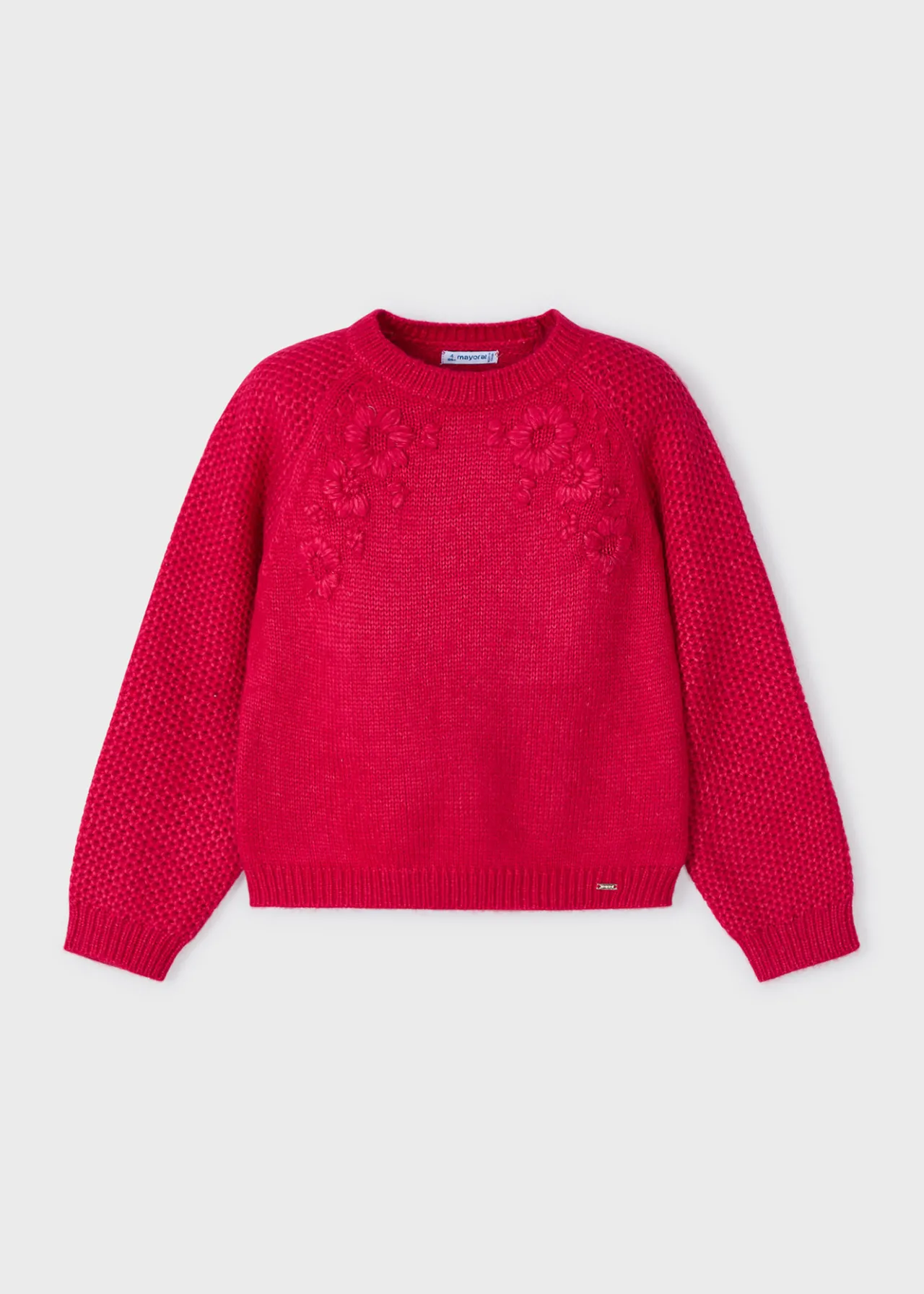Maglione fiori ricamati bambina^Mayoral Flash Sale
