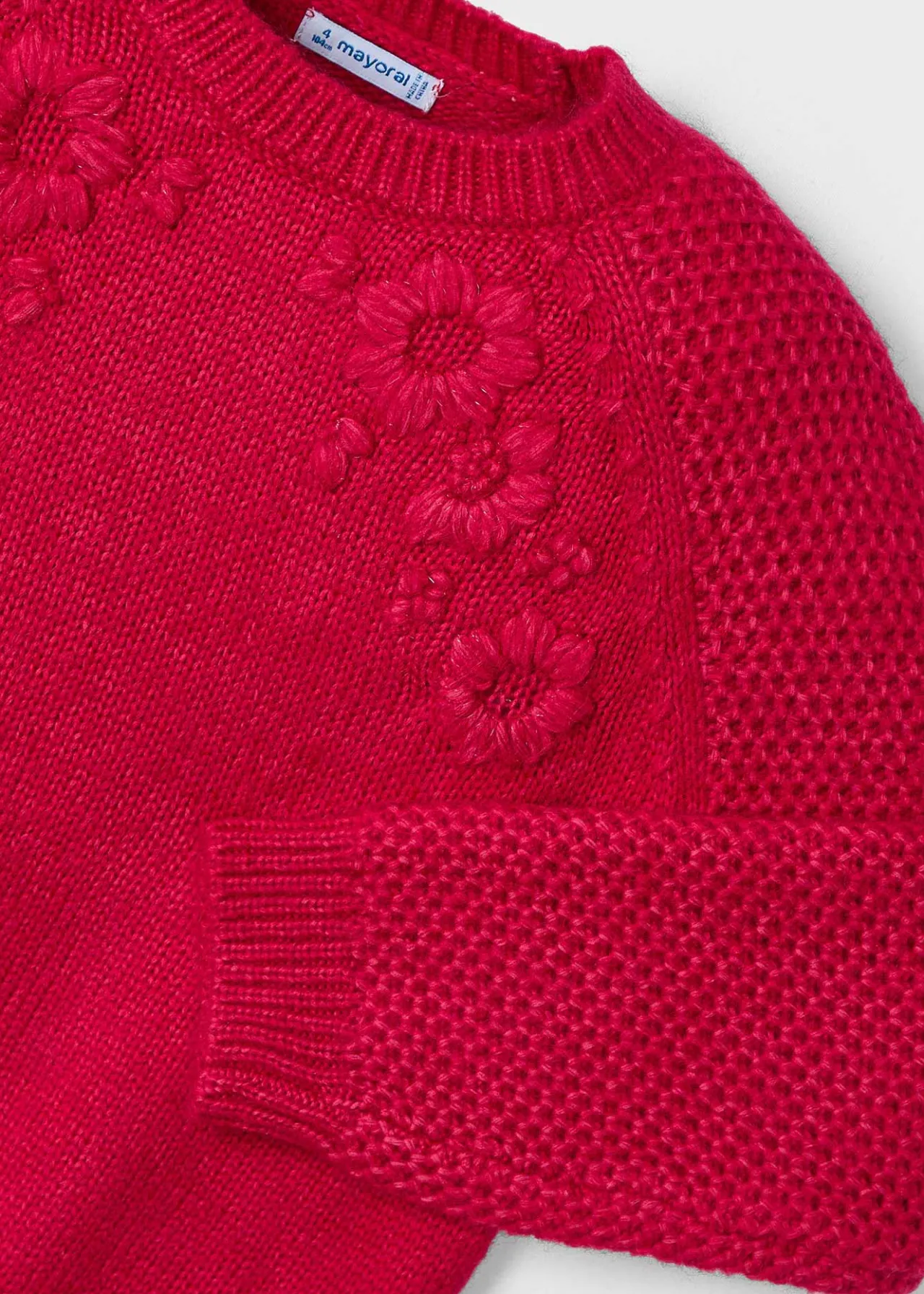 Maglione fiori ricamati bambina^Mayoral Flash Sale