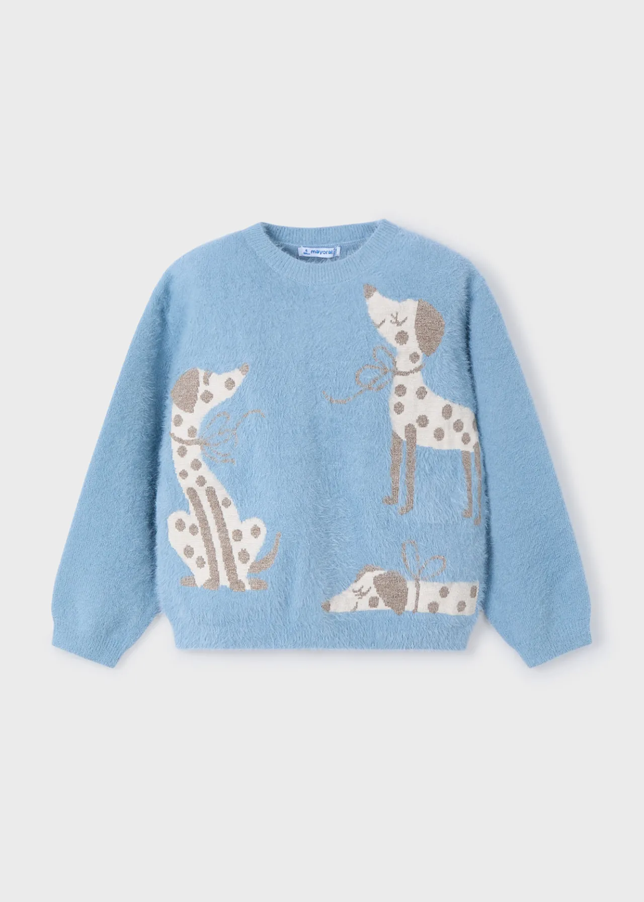 Maglione intarsi cagnolini bambina^Mayoral Fashion